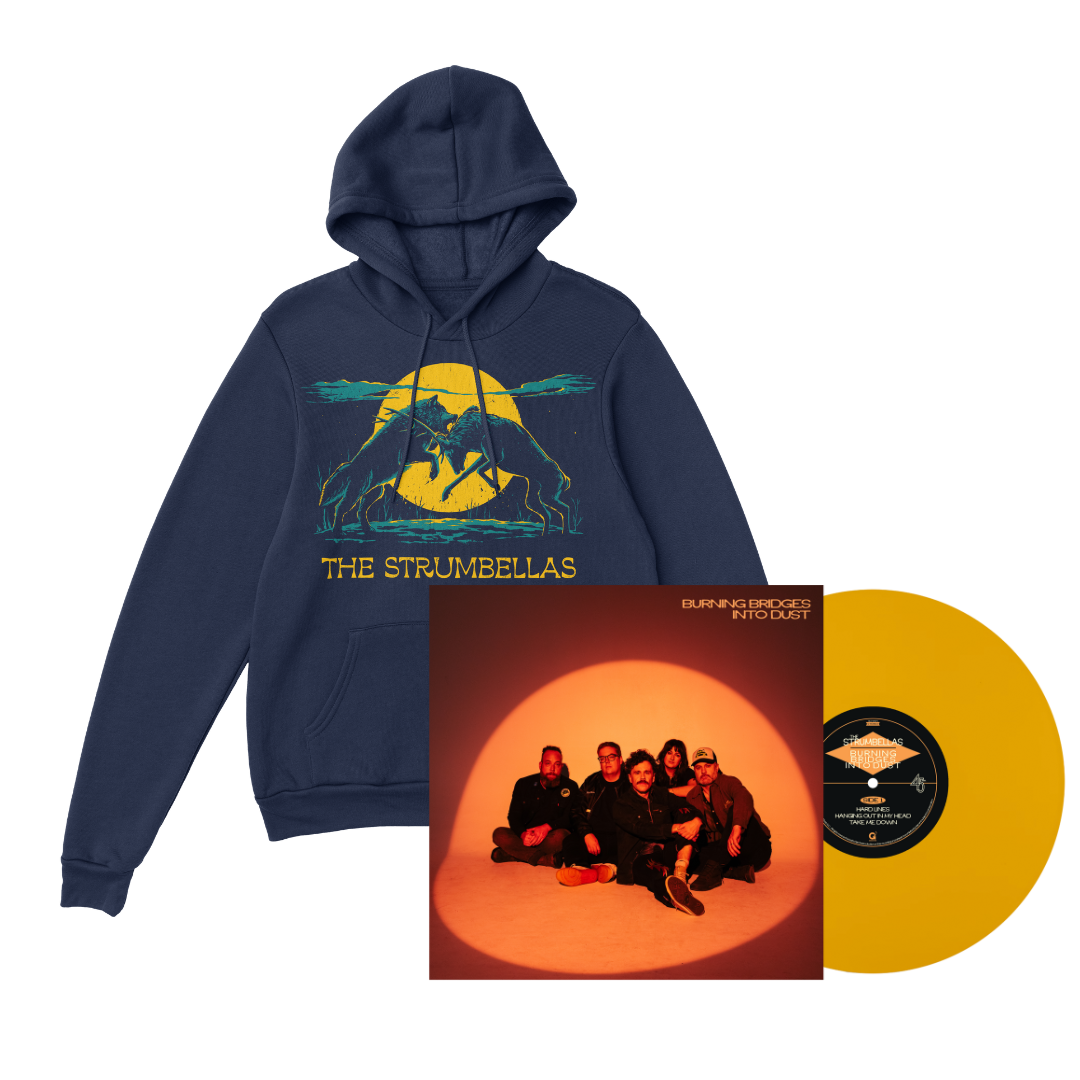 Burning Bridges Into Dust: Hoodie + Vinyl Bundle