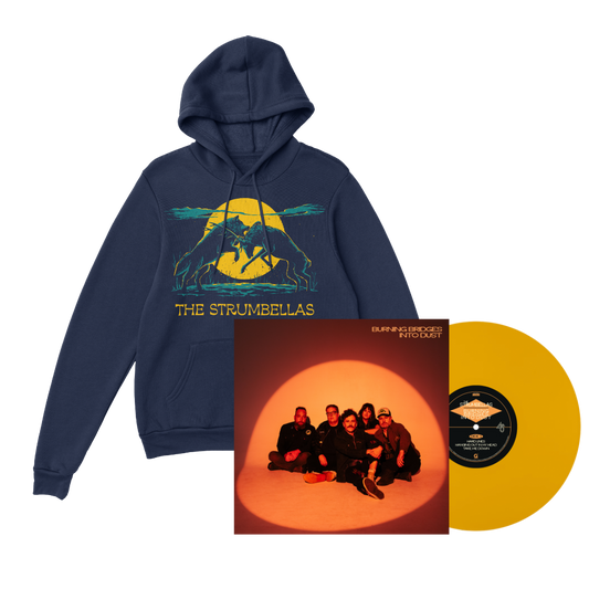 Burning Bridges Into Dust: Hoodie + Vinyl Bundle