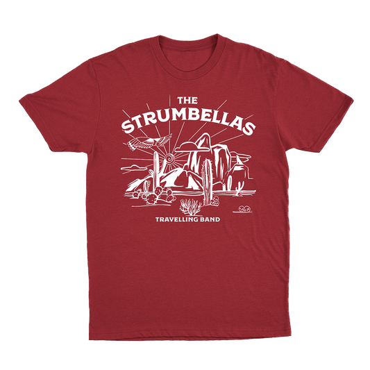 The Travelling Band Tee - Red (Youth)