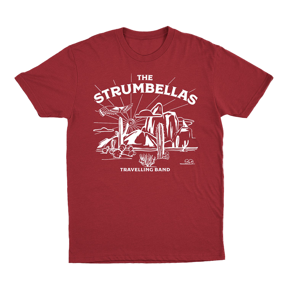 The Travelling Band Tee - Maroon