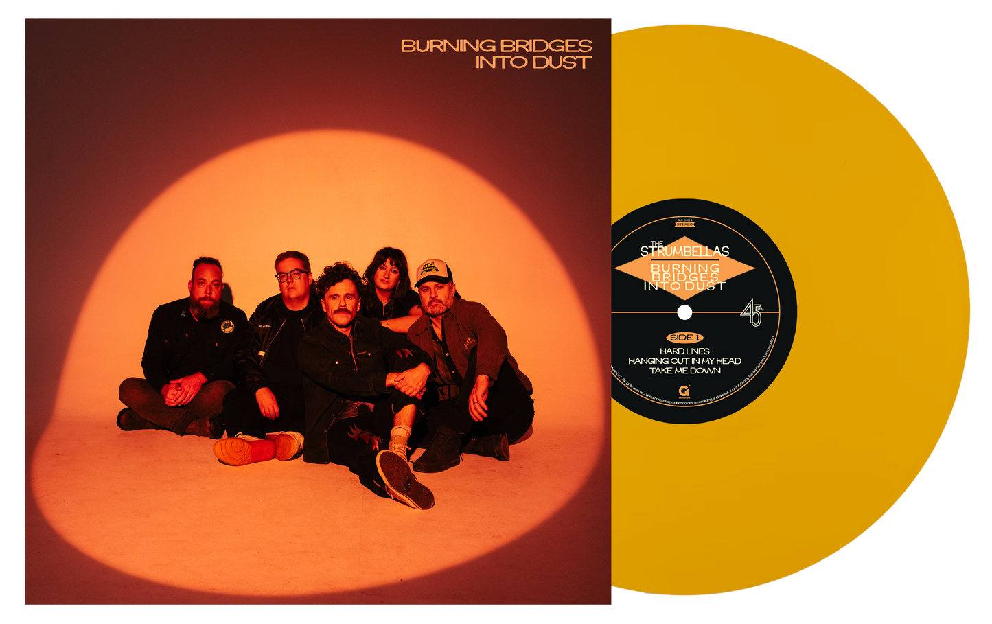 Burning Bridges Into Dust: Tee + Vinyl Bundle