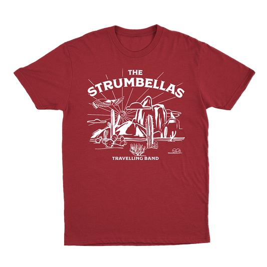 The Travelling Band Tee - Maroon